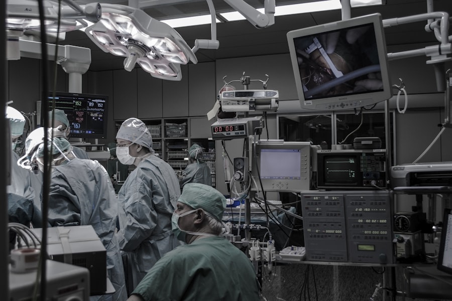 Endoscopy suite with a procedure video monitor